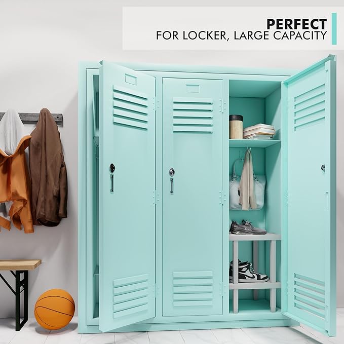 LOCKER SHELF ORGANIZER BOOTS STORAGE CHANNELING WATER - RAKABOT LOCKER1